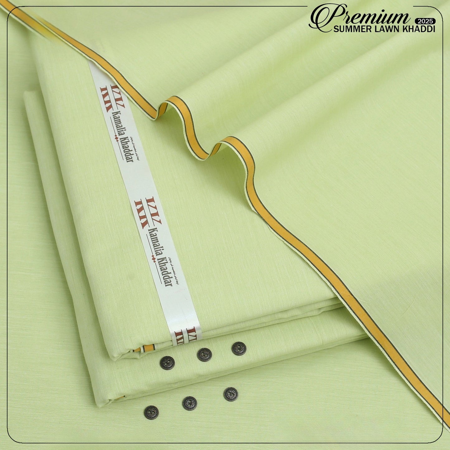 Special Kamalia Khaddar Summer Collection (Light Pista)