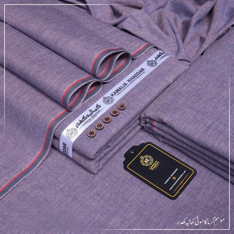 Special Kamalia Khaddar Summer Collection (Purple)