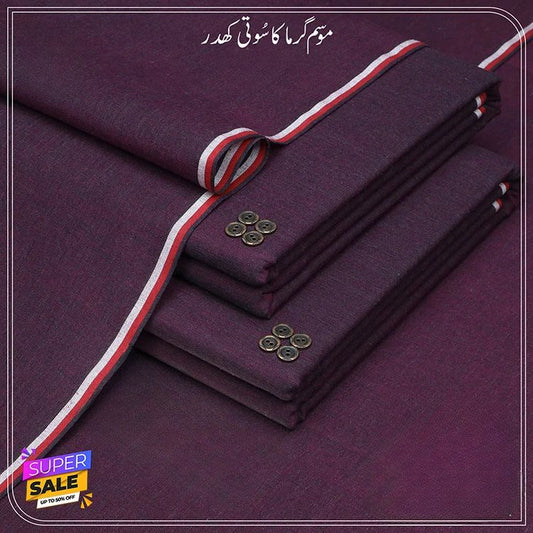 Special Kamalia Khaddar Summer Collection (Voilet)