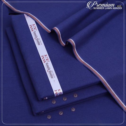 Special Kamalia Khaddar Summer Collection (Royal blue)